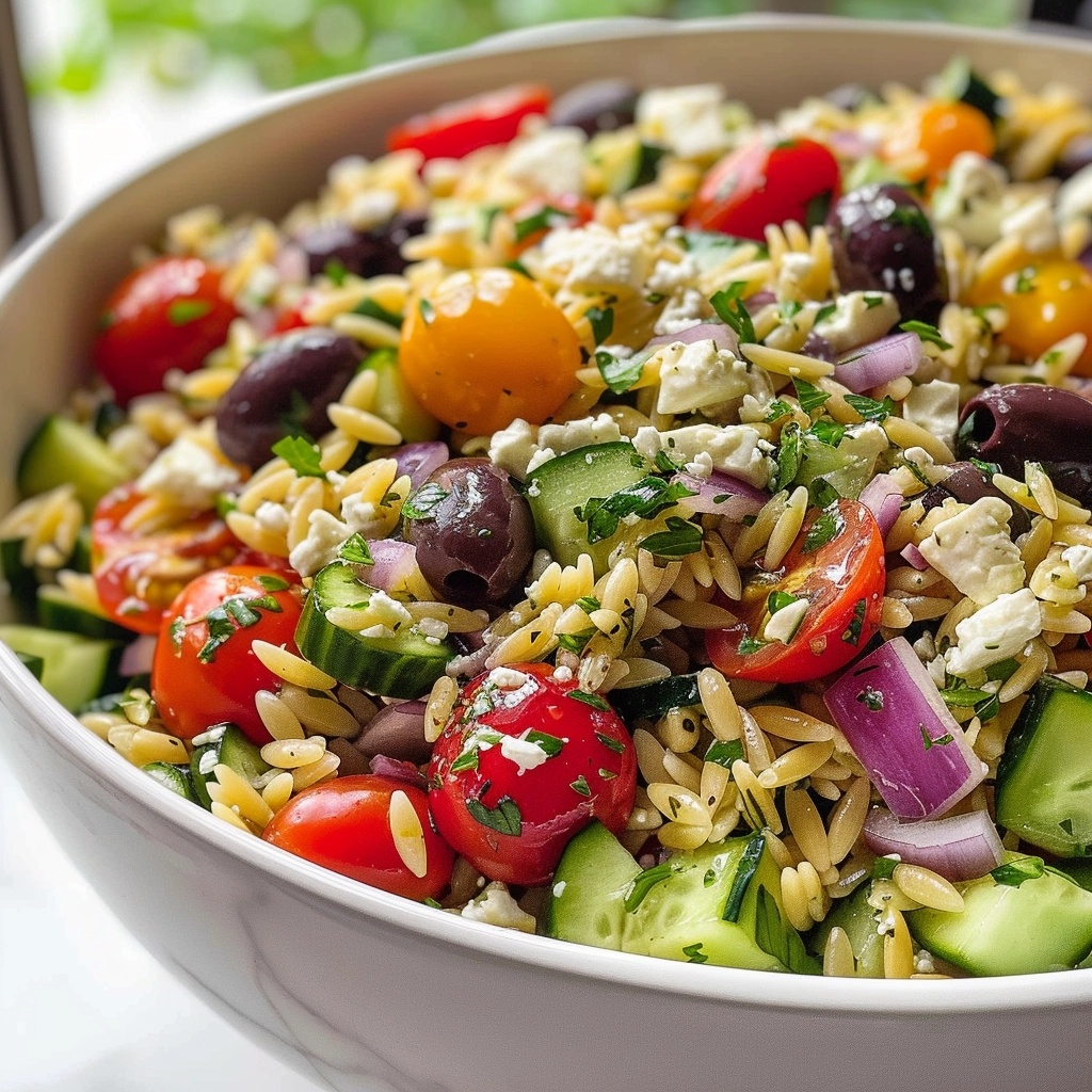 How to Make the Best Greek Orzo Salad in 30 Minutes
