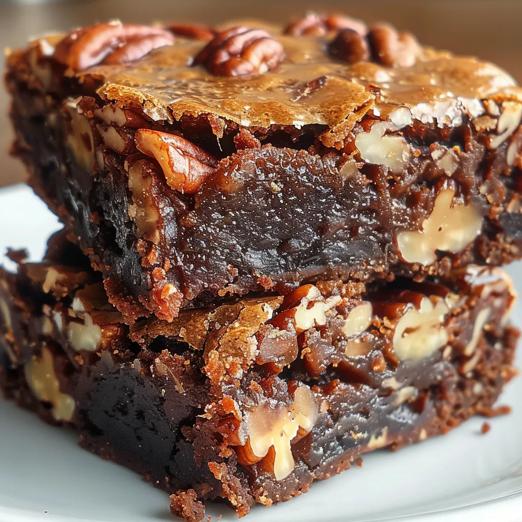 How to Make Pecan Pie Brownies
